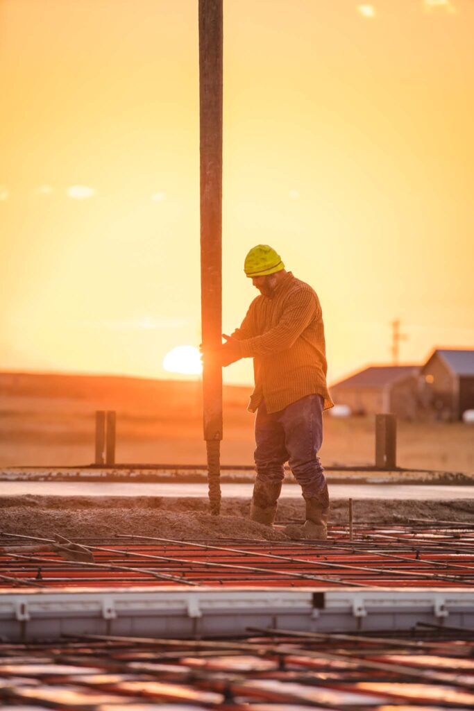 Concrete place and finishing company in Minot ND