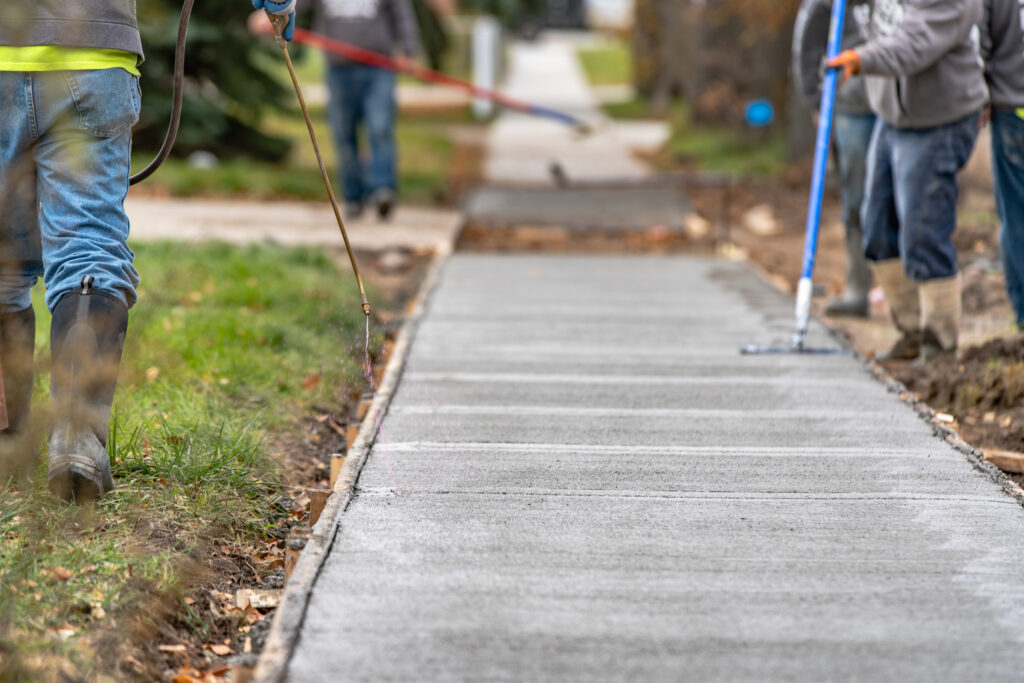 North Dakota concrete place and finish flatwork