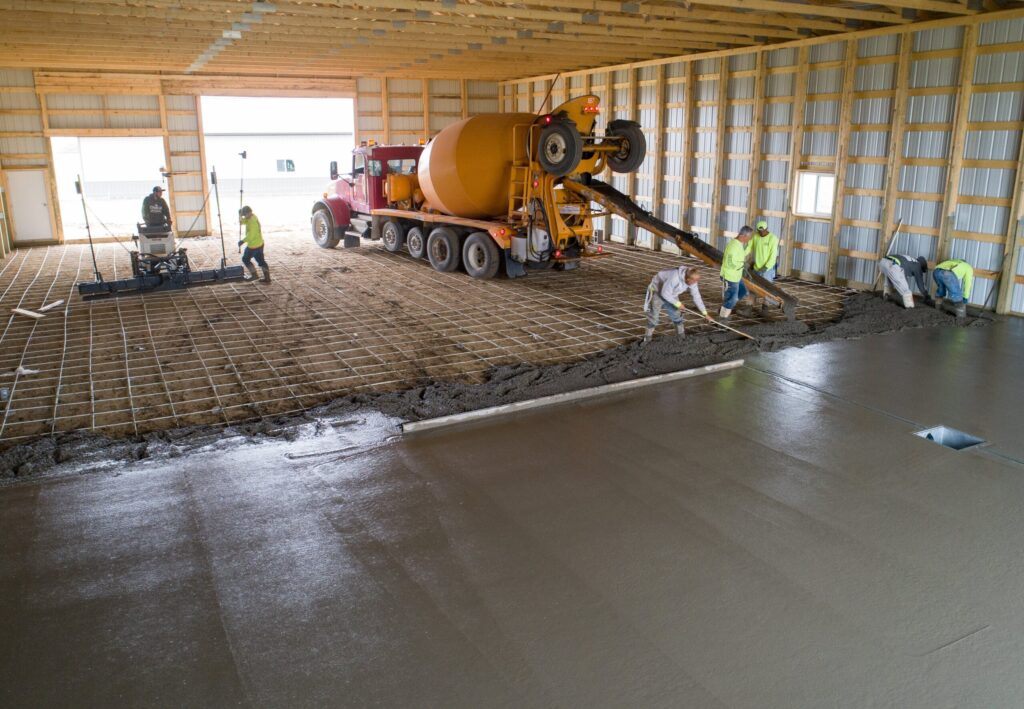 Fast and efficient concrete place and finish service